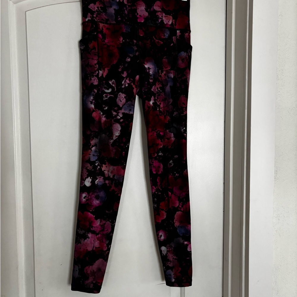 Athleta Floral Patterned Leggings Small